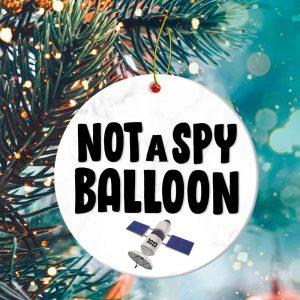 Christmas Ornament, Not A Spy Balloon Satellite…