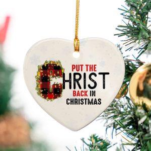 Christmas Ornament, Put The Christ Back In…