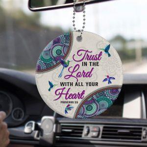 Christmas Ornament Trust In The Lord With All Your Heart Circle Ceramic Ornament Christmas Ornaments 2023 3 xnlqfw.jpg