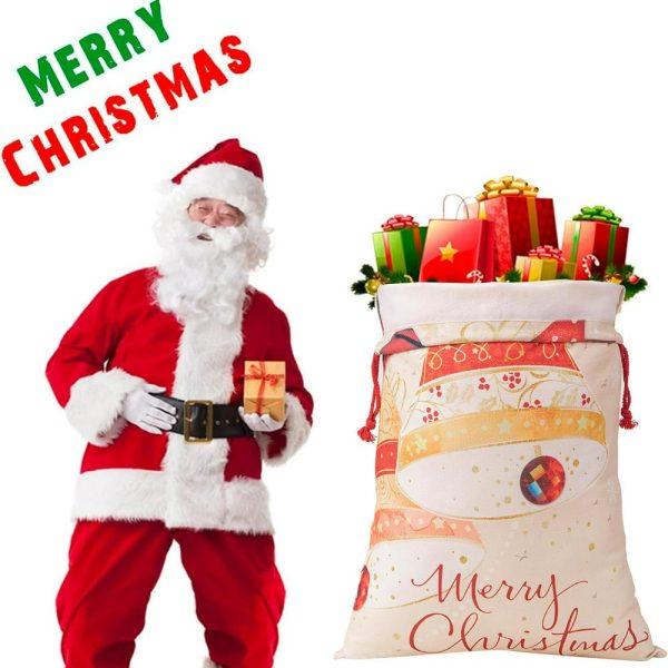 Christmas Sack, Cute Merry Christmas Sacks, Xmas Santa Sacks, Christmas Tree Bags, Christmas Bag Gift