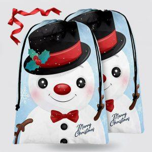 Christmas Sack, Funny Red Snowman Christmas Sacks,…