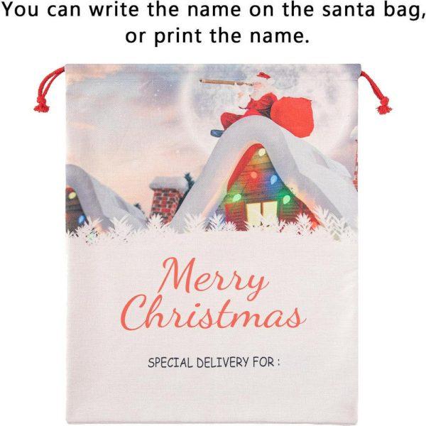Christmas Sack, House Merry Christmas Sacks, Xmas Santa Sacks, Christmas Tree Bags, Christmas Bag Gift
