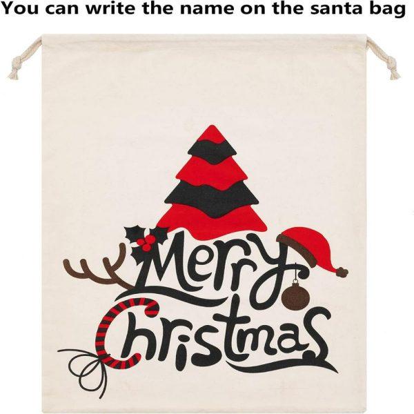 Christmas Sack, Merrny Christmas Tree Sack, Xmas Santa Sacks, Christmas Tree Bags, Christmas Bag Gift