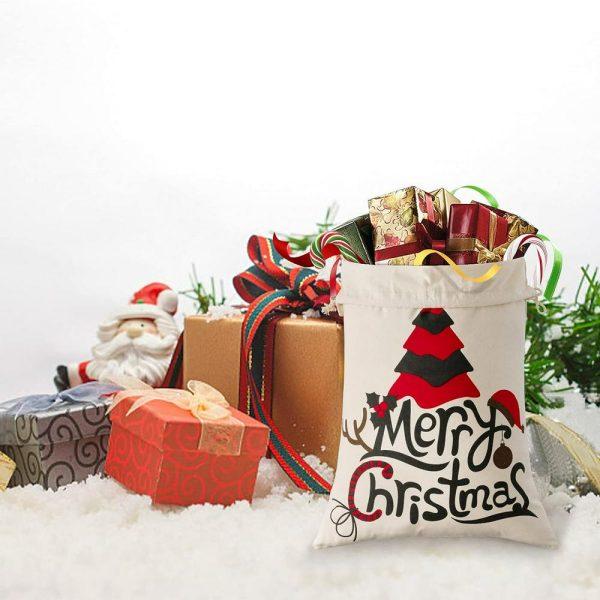 Christmas Sack, Merrny Christmas Tree Sack, Xmas Santa Sacks, Christmas Tree Bags, Christmas Bag Gift