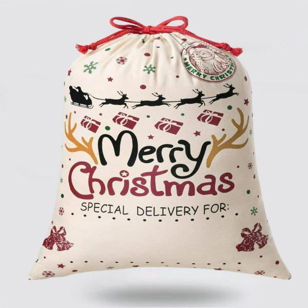 Christmas Sack, Merry Christmas Santa Sacks, Xmas Santa Sacks, Christmas Tree Bags, Christmas Bag Gift