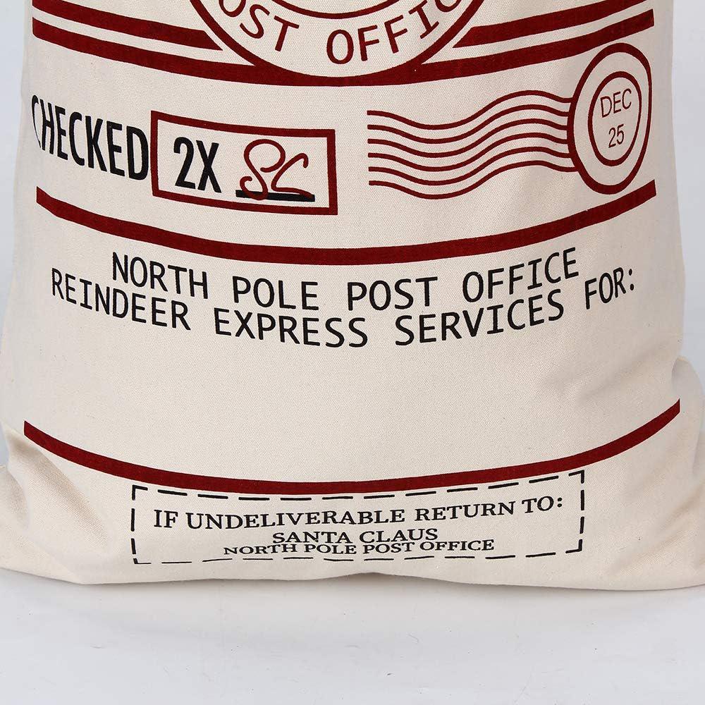 Christmas Sack, North Pole Santa Claus Christmas Sack, Xmas Santa Sacks, Christmas Tree Bags, Christmas Bag Gift