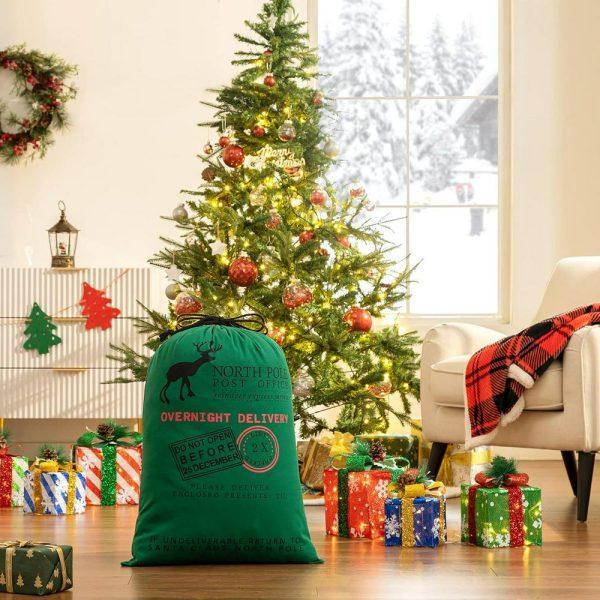 Christmas Sack, Overnight Delivery Christams Sack, Xmas Santa Sacks, Christmas Tree Bags, Christmas Bag Gift