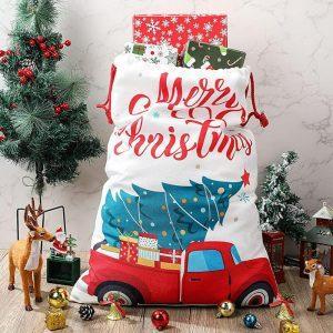 Christmas Sack Red Car With Tree Christmas Sacks Xmas Santa Sacks Christmas Tree Bags Christmas Bag Gift 3 zorrct.jpg