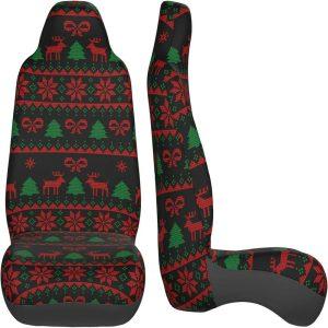 Christmas Snowflake Reindeer Car Seat Covers Vehicle Front Seat Covers Christmas Car Seat Covers 3 q2dseh.jpg