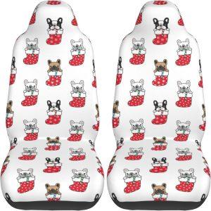 Christmas Socks Bulldog Car Seat Covers Vehicle Front Seat Covers Christmas Car Seat Covers 2 gjrzmd.jpg