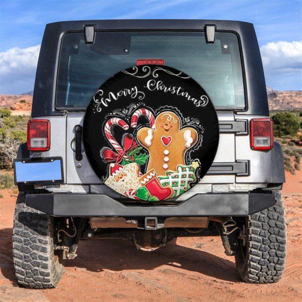 Christmas Tire Cover, Christmas Cookies And Candies Tire Cover, Spare Tire Cover, Tire Covers For Cars