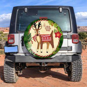 Christmas Tire Cover, Christmas Deer Deer And…