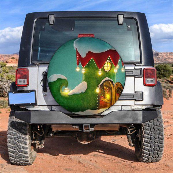 Christmas Tire Cover, Christmas Elf Boots Tire Cover, Spare Tire Cover, Tire Covers For Cars