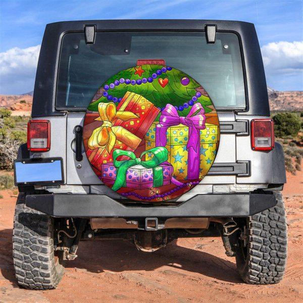 Christmas Tire Cover, Christmas Gifts By The Christmas Tre Tire Cover, Spare Tire Cover, Tire Covers For Cars