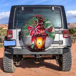 Christmas Tire Cover, Christmas Hanging Lights Tire…