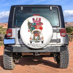 Christmas Tire Cover, Classic Car Full Of…