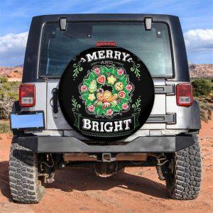 Christmas Tire Cover, Cookies Laurel Wreath Tire…