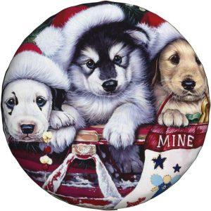 Christmas Tire Cover, Dog Cute Funny Christmas…