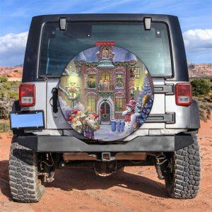 Christmas Tire Cover, Dwarves Sing Christmas Carols…