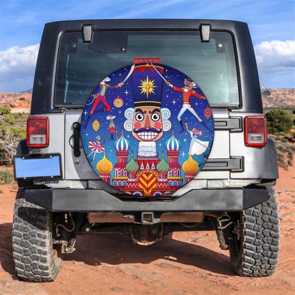 Christmas Tire Cover, Nutcracke Tire Cover, Spare Tire Cover, Tire Covers For Cars