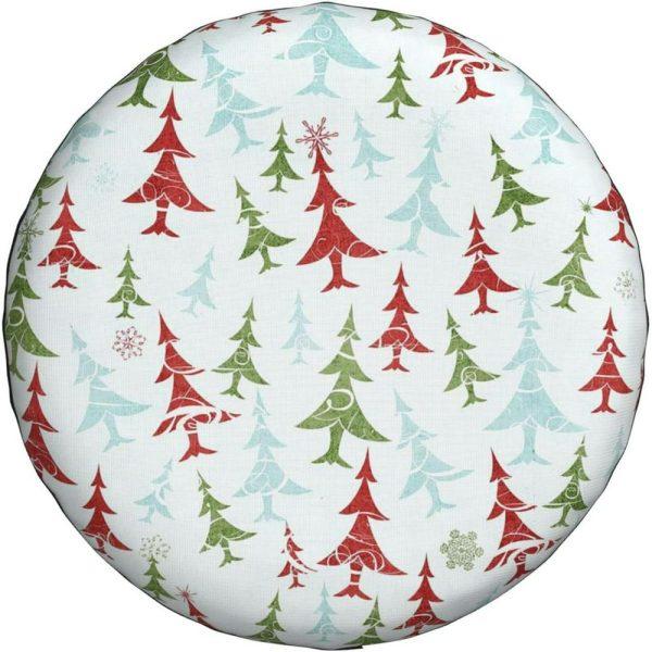 Christmas Tire Cover, Snow White Pine Forest Spare Tire Cover, Spare Tire Cover, Tire Covers For Cars