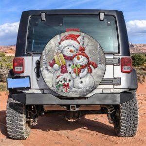 Christmas Tire Cover, Snowman Love Gifts Xmas…