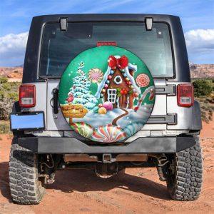 Christmas Tire Cover, Wonder Confectionery Town Tire…