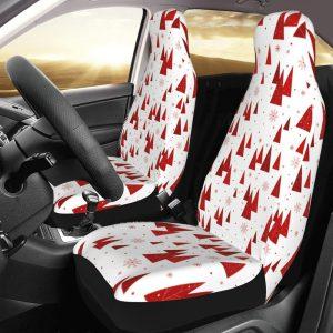 Christmas Trees Car Seat Covers Vehicle Front Seat Covers, Christmas Car Seat Covers