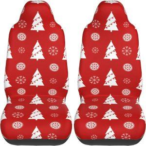 Christmas Trees Snowflake Car Seat Covers Vehicle Front Seat Covers Christmas Car Seat Covers 2 pcxyje.jpg