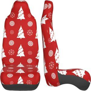 Christmas Trees Snowflake Car Seat Covers Vehicle Front Seat Covers Christmas Car Seat Covers 3 rnphv1.jpg