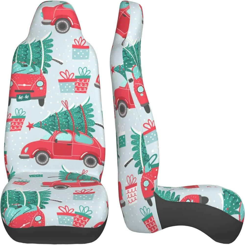 Christmas Truck Tree Car Seat Covers Vehicle Front Seat Covers, Christmas Car Seat Covers Christmas Truck Tree Car Seat Covers Vehicle Front Seat Covers, Christmas Car Seat Covers