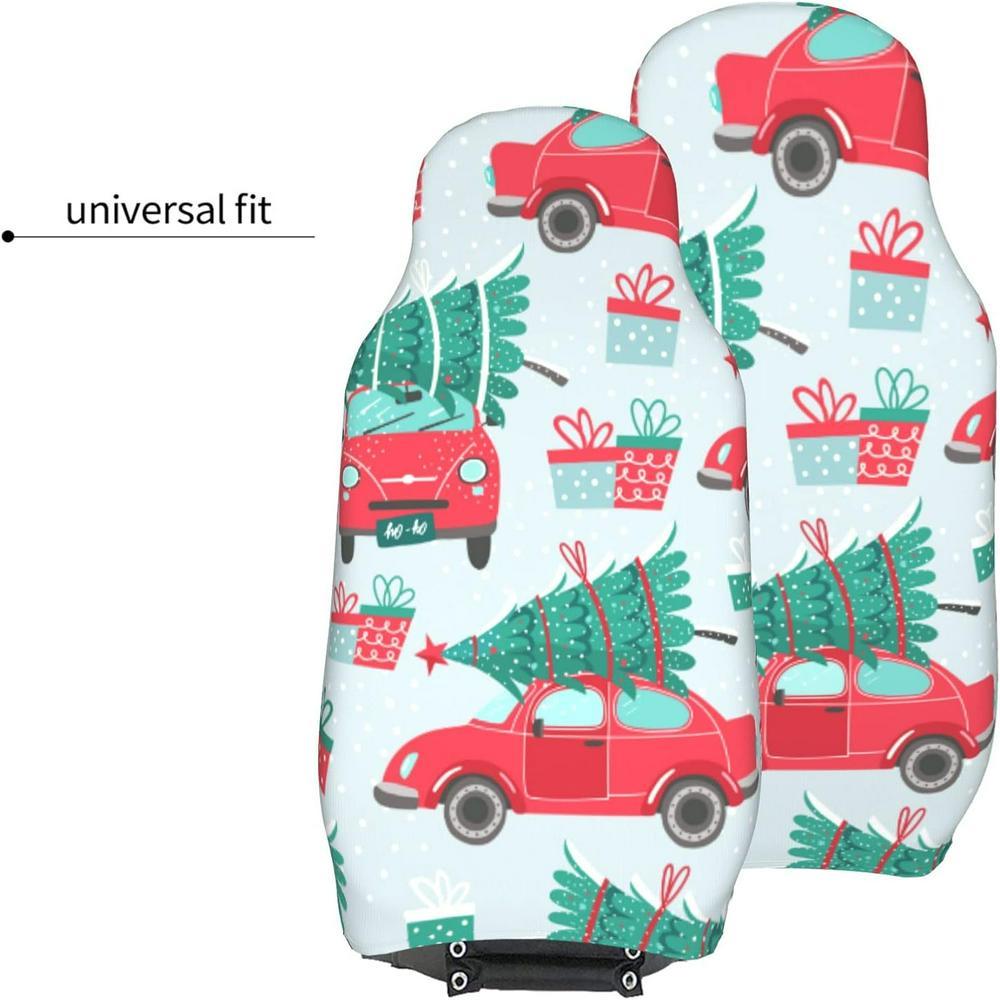 Christmas Truck Tree Car Seat Covers Vehicle Front Seat Covers, Christmas Car Seat Covers Christmas Truck Tree Car Seat Covers Vehicle Front Seat Covers, Christmas Car Seat Covers
