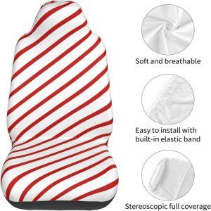 Christmas White Red Stripes Car Seat Covers Vehicle Front Seat Covers Christmas Car Seat Covers 4 bsno7g.jpg