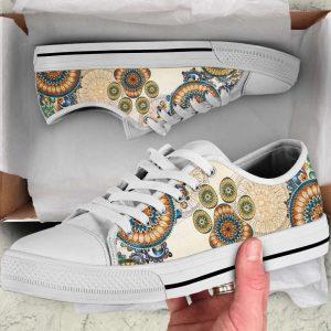 Dog Ethnic Style Low Top Shoes Canvas…