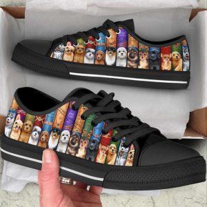Dog On The Book Low Top Shoes Canvas Sneakers Casual Shoes Gift For Dog Lover 1 lsle8g.jpg