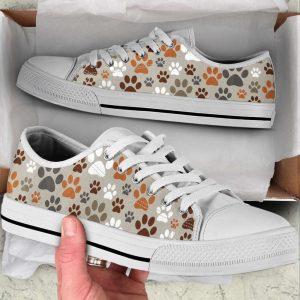 Dog Paw Pattern SK Low Top Shoes Canvas Sneakers Casual Shoes Gift For Dog Lover 3 nutl2u.jpg