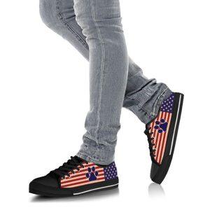 Dog Paw USA Flag Low Top Shoes Canvas Sneakers Casual Shoes Gift For Dog Lover 4 qajfwo.jpg