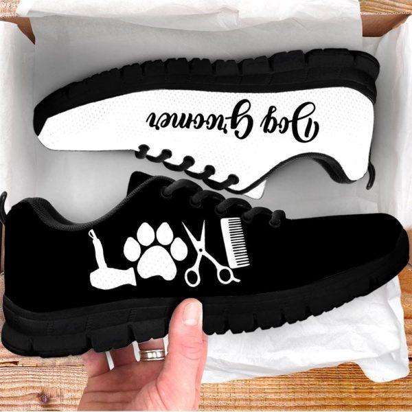 Dog Sneaker, Dog Groomer Shoes Love Black White Sneaker Walking Shoes, Dog Shoes Running, Dog Shoes Near Me