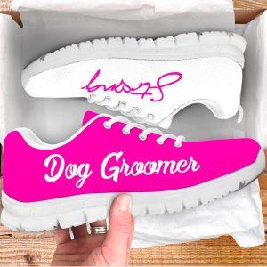 Dog Sneaker Dog Groomer Shoes Strong Pink White Sneaker Walking Shoes Dog Shoes Running Dog Shoes Near Me 1 dv63ph.jpg