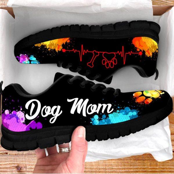 Dog Sneaker, Dog Mom Shoes Dog Paw Heartbeat Sneaker Walking Shoes, Dog Shoes Running, Dog Shoes Near Me
