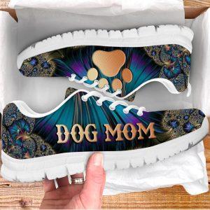Dog Sneaker, Dog Mom Shoes Fractal Art…