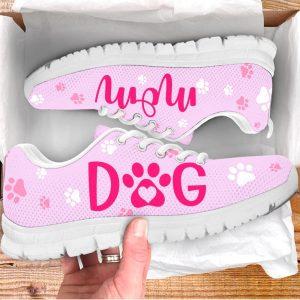 Dog Sneaker, Dog Mom Shoes Paw Pink…