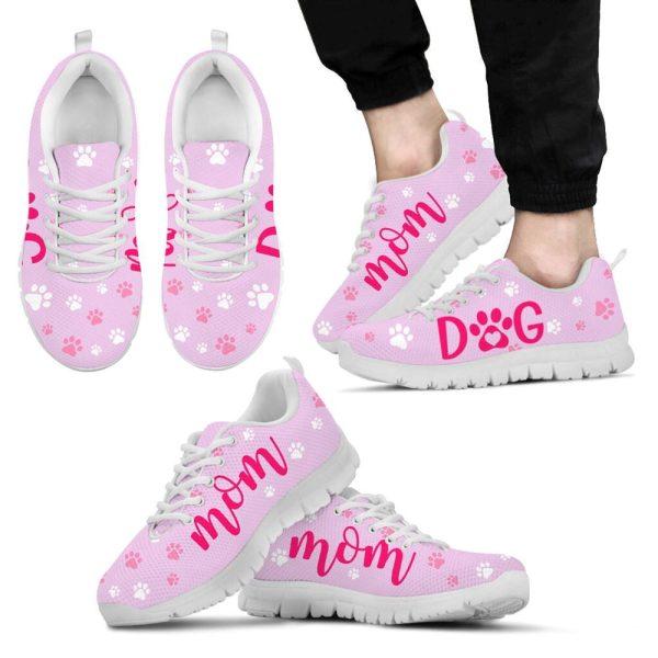 Dog Sneaker, Dog Mom Shoes Paw Pink Sneaker Walking Shoes, Dog Shoes Running, Dog Shoes Near Me