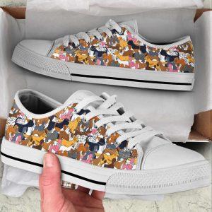 Dogs Lover Pattern Low Top Shoes Canvas Sneakers Casual Shoes Gift For Dog Lover 2 gvwadr.jpg
