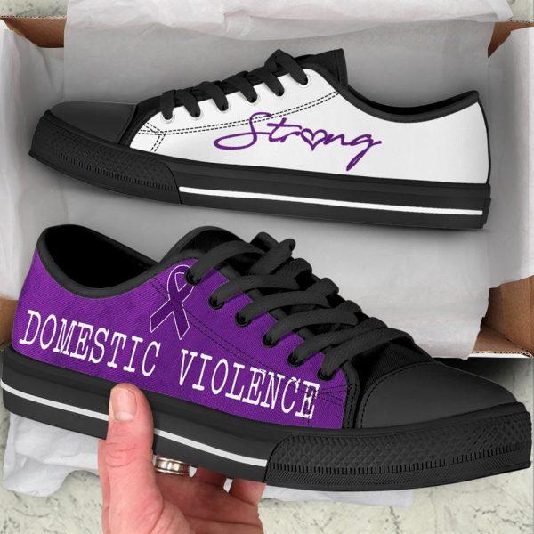 Domestic Violence Shoes Strong Low Top Shoes, Gift For Survious