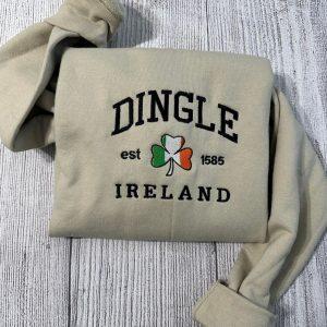 Embroidered Sweatshirts, Dingle Ireland Embroidered Sweatshir, Women’s…