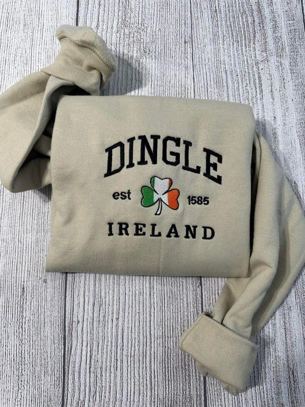 Embroidered Sweatshirts, Dingle Ireland Embroidered Sweatshir, Women’s Embroidered Sweatshirts