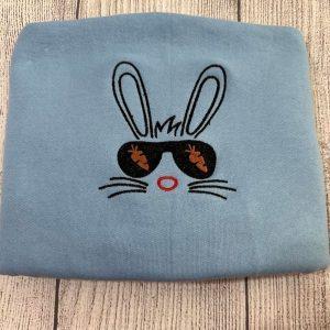 Embroidered Sweatshirts, Easter Bunny Embroidered Sweatshirts, Women’s…