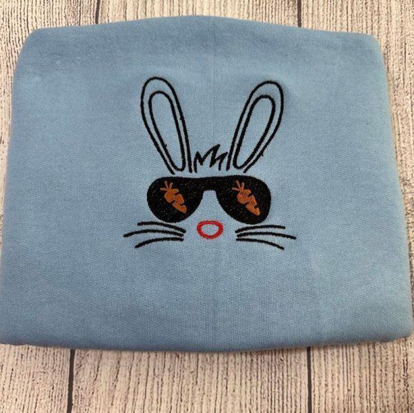 Embroidered Sweatshirts, Easter Bunny Embroidered Sweatshirts, Women’s Embroidered Sweatshirts