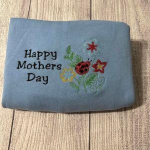 Embroidered Sweatshirts, Happy Mother Day Embroidered Sweatshirt,…